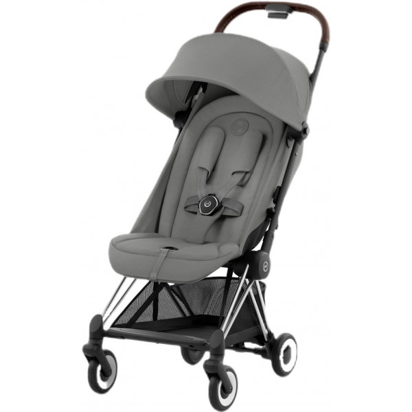 Фото - Коляска прогулянкова Cybex Coya Chrome Dark Brown Mirage Grey