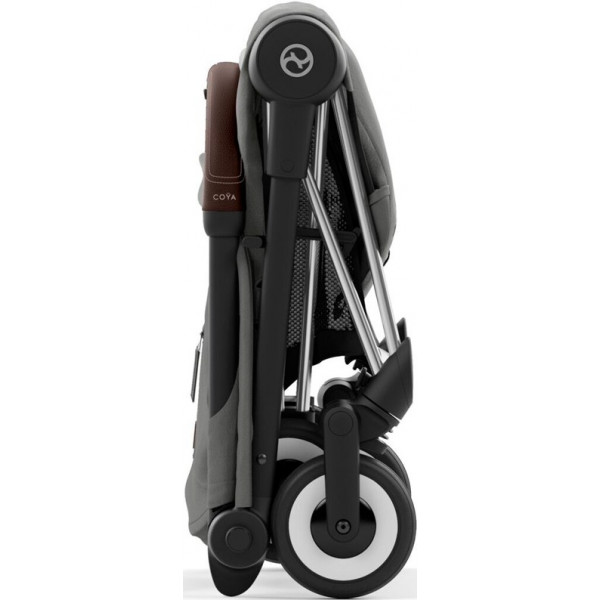 Фото - Коляска прогулянкова Cybex Coya Chrome Dark Brown Mirage Grey