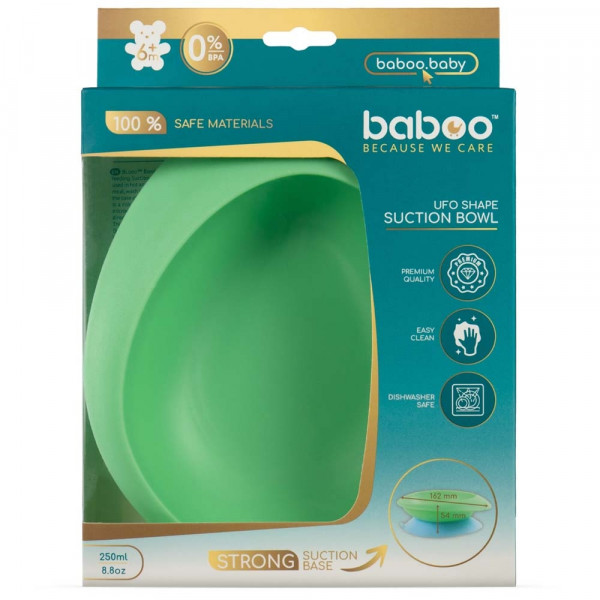 Фото - Тарілка для малюка Baboo Green (9-032)