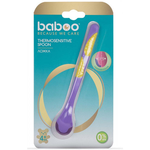 Фото - Дитяча ложечка Baboo Purple (10-028)