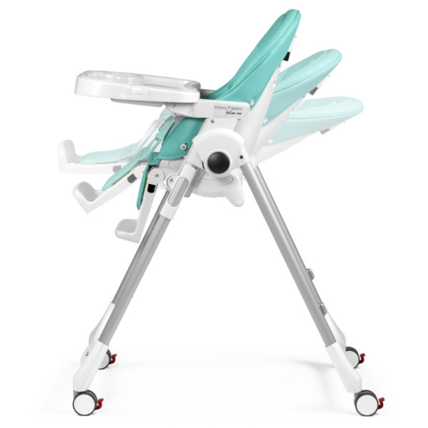 Фото - Стільчик для годування трансформер Peg-Perego Prima Pappa Follow Me Tahiti (бірюзовий) (IH01000000BL91)