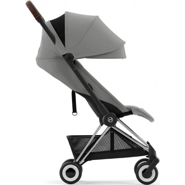 Фото - Коляска прогулянкова Cybex Coya Chrome Dark Brown Mirage Grey