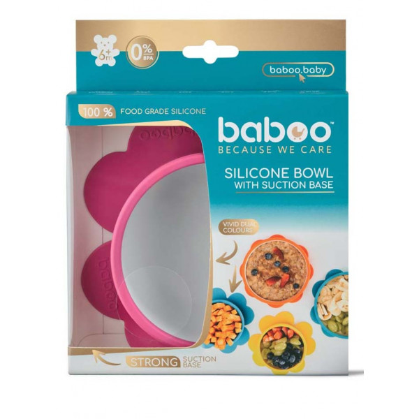 Фото - Тарілка для малюка Baboo Purple (9-036)