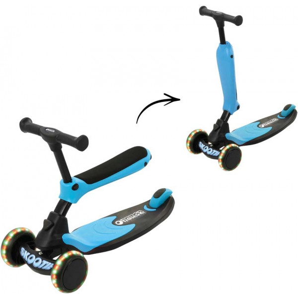 Фото - Трёхколёсный самокат HAUCK Neon Blue