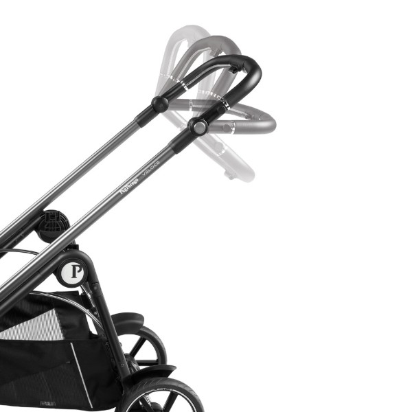 Фото - Коляска универсальная 3 в 1 Peg-Perego Veloce Black Shine Lounge (PACK-VEL31LG000005)