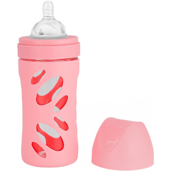Фото - Пляшка для годування Twistshake антиколікова із силіконовою соскою 260 мл Pastel Pink (78582)