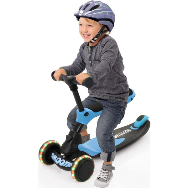 Фото - Трёхколёсный самокат HAUCK Neon Blue