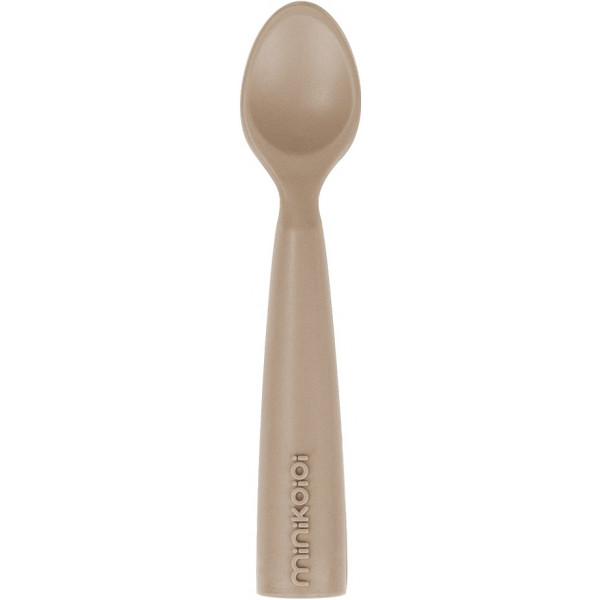 Фото - Ложка дитяча MinikOiOi силіконова Scooper Bubble Beige (101140008) Фото - Ложка дитяча MinikOiOi силіконова Scooper Bubble Beige (101140008)