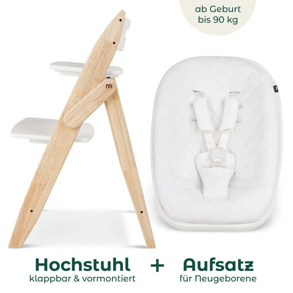 Фото - Стільчик для годування трансформер Moji YIPPY All-in-One Sets White Cloud (12004852213)