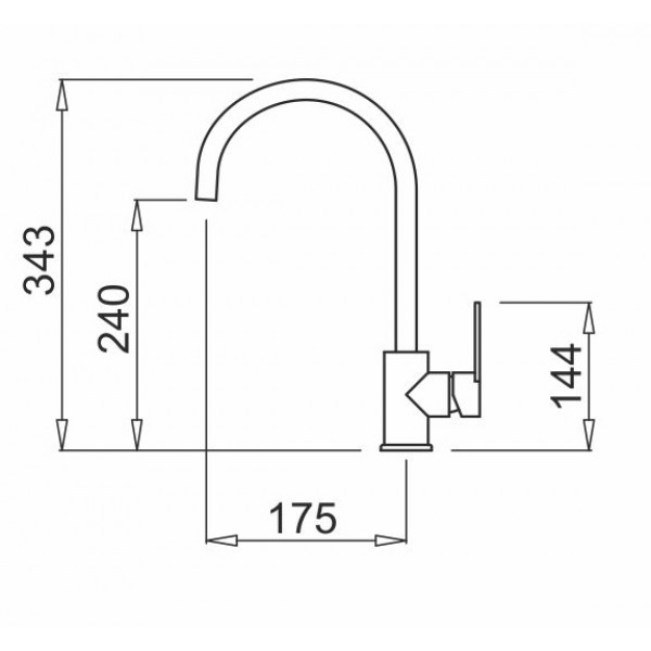 Фото - Смеситель кухонный Interline Tango New Chocolate