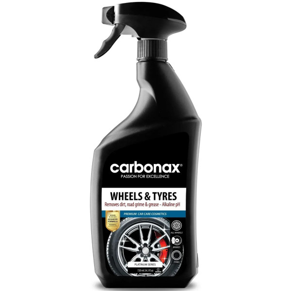 Фото - Очиститель для авто Carbonax для колес и шин Wheels & Tyres Cleaner 720 мл (103) Фото - Очиститель для авто Carbonax для колес и шин Wheels & Tyres Cleaner 720 мл (103)