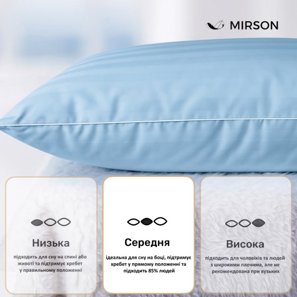Фото - Подушка стандартна MirSon Extra Premium Valentino 103 60x60 см (2200000003034)