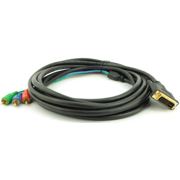 Фото - Кабель RCA Voltronic DVI-3RCA 1.5m 2 ferrit Black (YT-DVI (M)-3RCA(M)-1.5)