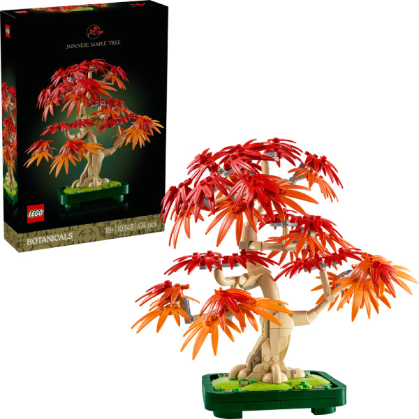 Фото - Уценка - Конструктор LEGO Botanicals Бонсай из японского красного клена (10348)