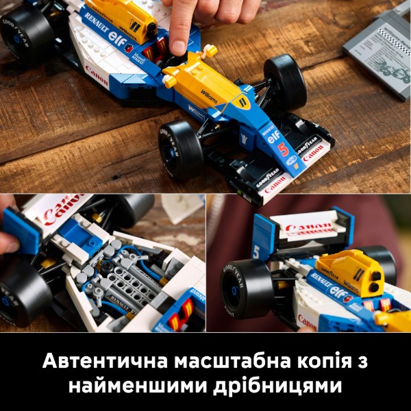 Фото - Конструктор LEGO Iconic Williams Racing FW14B и Найджел Мэнселл (10353)