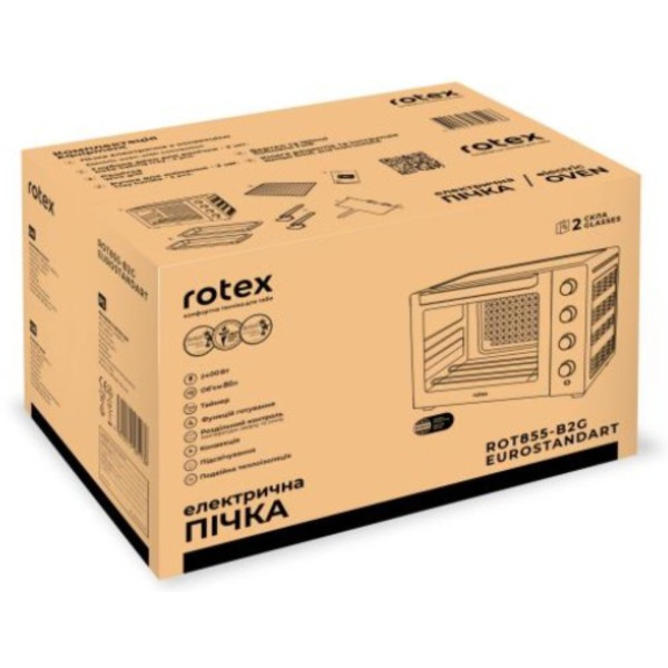 Фото - Піч електрична Rotex ROT855-B2G