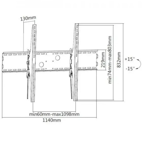 Фото - Кріплення для телевізора ITECHmount PLB-120
