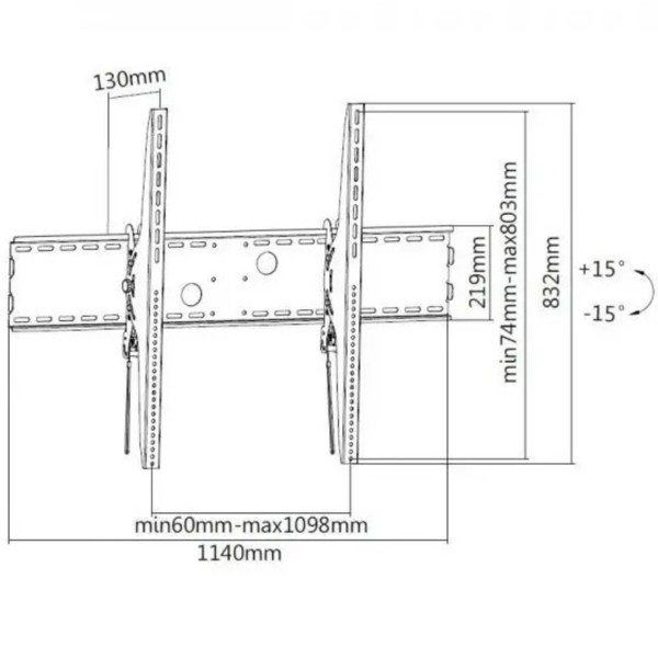 Фото - Крепление для телевизора ITECHmount PLB-120 60''-100''
