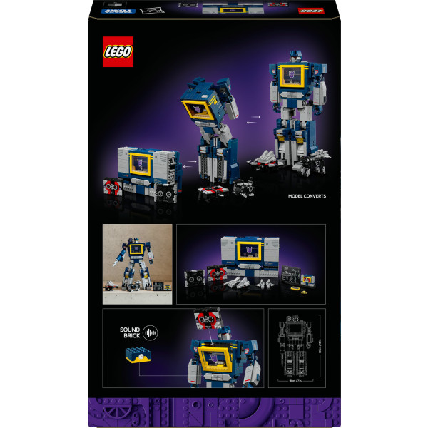 Фото - Конструктор LEGO Icons Transformers: Саундвейв (10358)