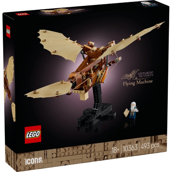 Фото - Конструктор LEGO Icons Літальний апарат Леонардо да Вінчі (10363)