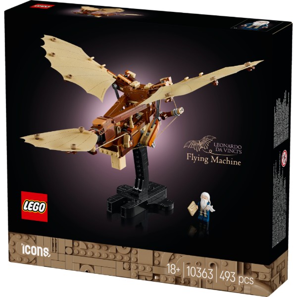 Фото - Конструктор LEGO Icons Літальний апарат Леонардо да Вінчі (10363)