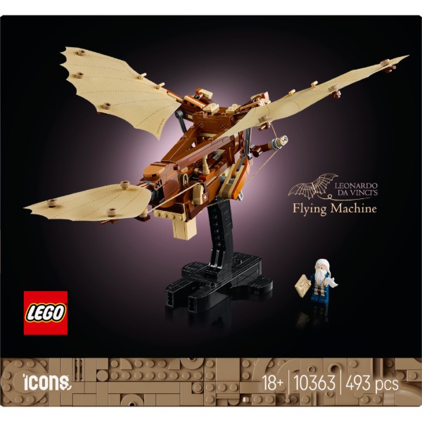 Фото - Конструктор LEGO Icons Літальний апарат Леонардо да Вінчі (10363)