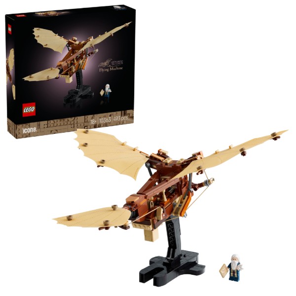 Фото - Конструктор LEGO Icons Літальний апарат Леонардо да Вінчі (10363)