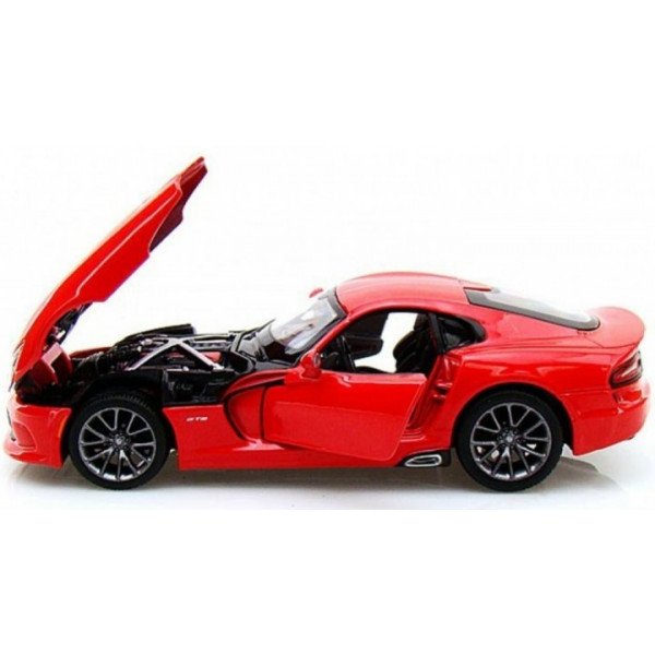 Фото - Колекційна машинка 1:32 Bburago Srt Viper Gts (2013) (червоний, 1:32) (18-43033)