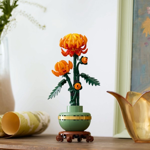 Фото -  LEGO Botanicals Хризантема (10368)