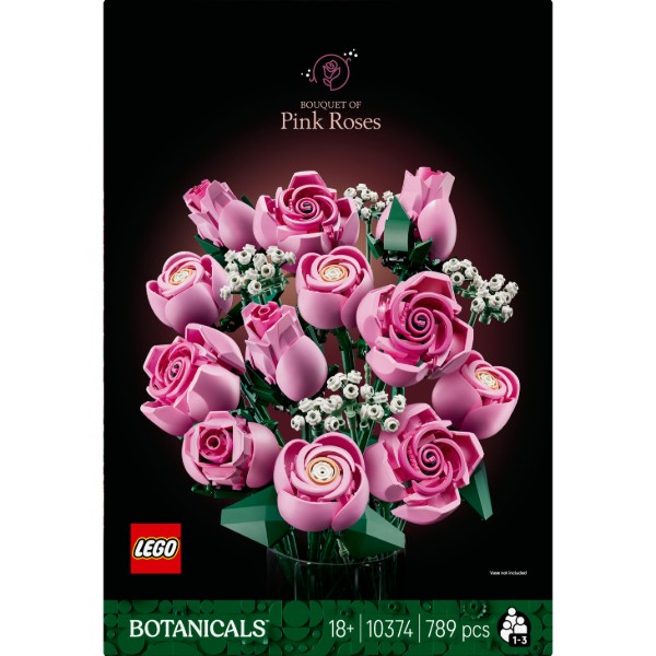 Фото -  LEGO Botanicals Букет рожевих троянд (10374)
