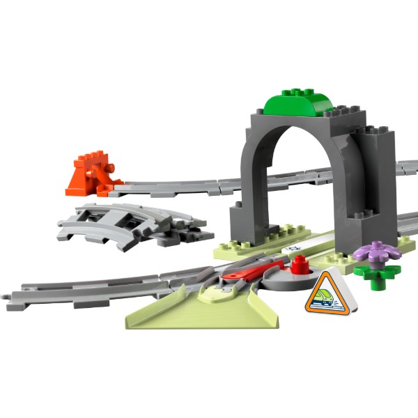Фото - Конструктор LEGO DUPLO Town Додатковий набір. Залізничний тунель і колії (10425)