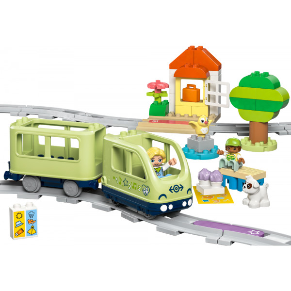 Фото - Конструктор LEGO DUPLO Town Інтерактивний пригодницький потяг (10427)