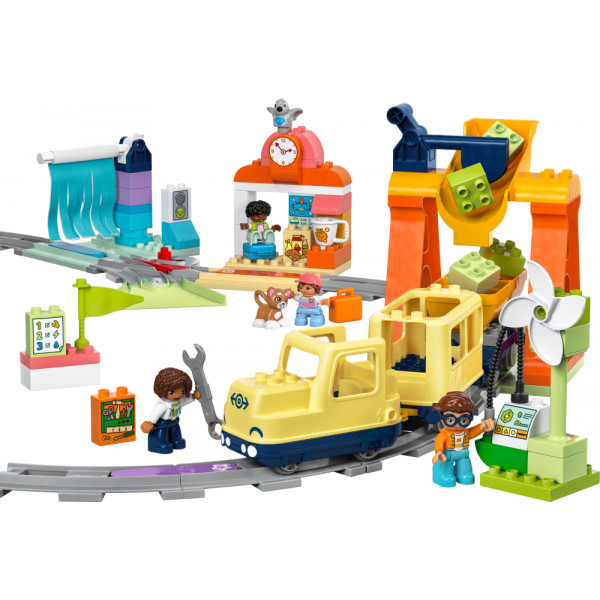 Фото - Конструктор LEGO DUPLO Town Великий інтерактивний громадський потяг (10428)