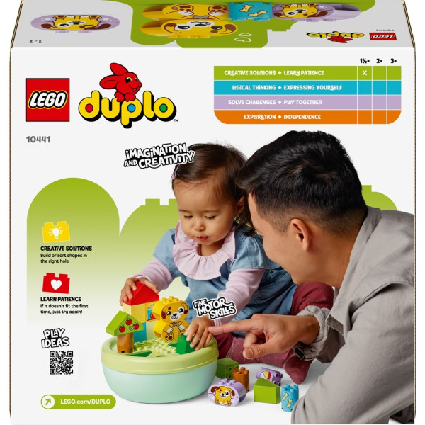 Фото - Конструктор LEGO DUPLO My First Сортировщик фигур: дом для щенков (10441)