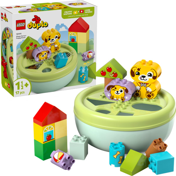 Фото - Конструктор LEGO DUPLO My First Сортировщик фигур: дом для щенков (10441)