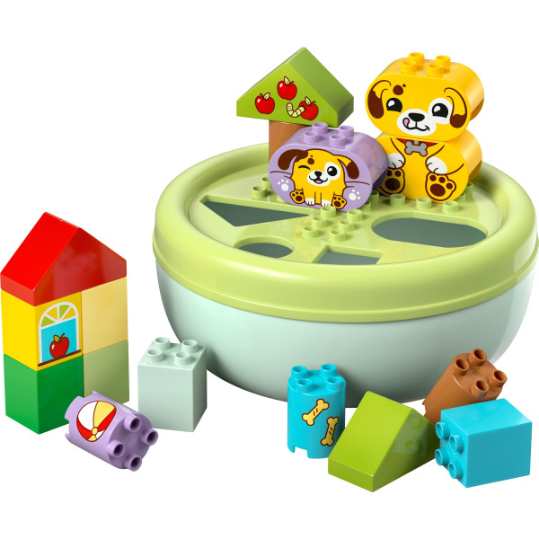 Фото - Конструктор LEGO DUPLO My First Сортировщик фигур: дом для щенков (10441)