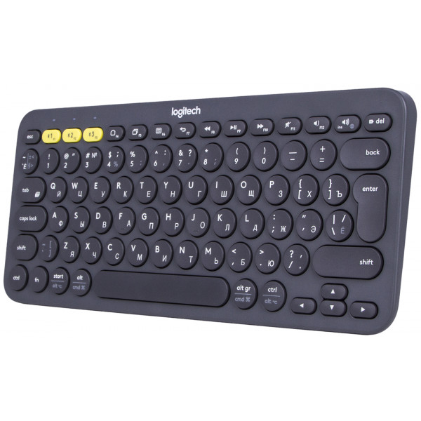 Фото - Клавіатура бездротова Logitech K380 Black (920-007584)