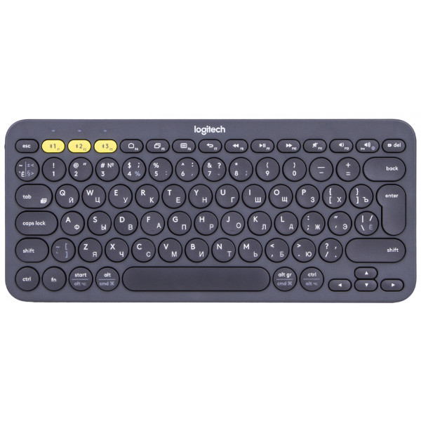 Фото - Клавіатура бездротова Logitech K380 Black (920-007584)
