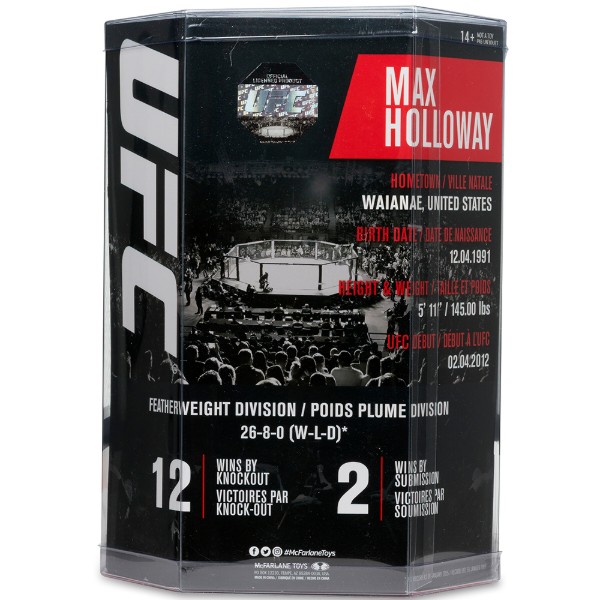 Фото - Колекційна фігурка McFarlane Toys UFC Max Holloway  - SportsPicks  Gold Label Posed (787926104431)