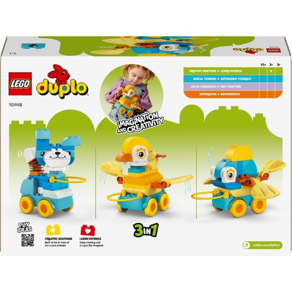 Фото - Конструктор LEGO DUPLO Town Животные на колесах 3в1 (10448)