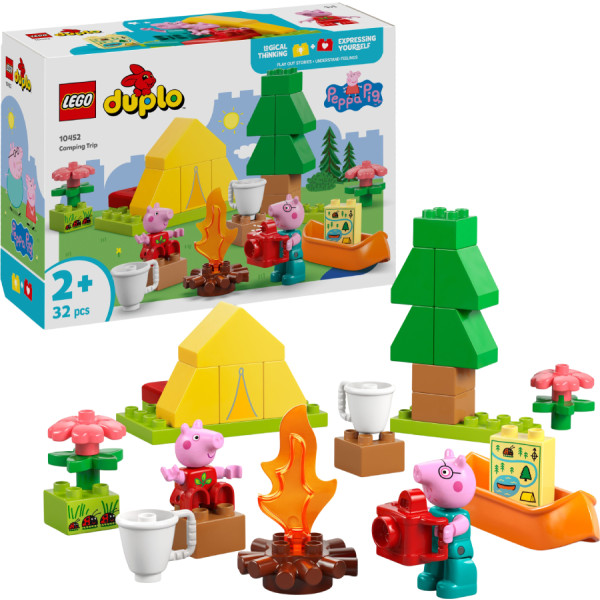 Фото - Конструктор LEGO DUPLO Peppa Pig Туристичний похід (10452)