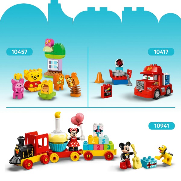 Фото - Конструктор LEGO DUPLO │ Disney Міккі Маус: Клубний будинок і автомобіль (10454)