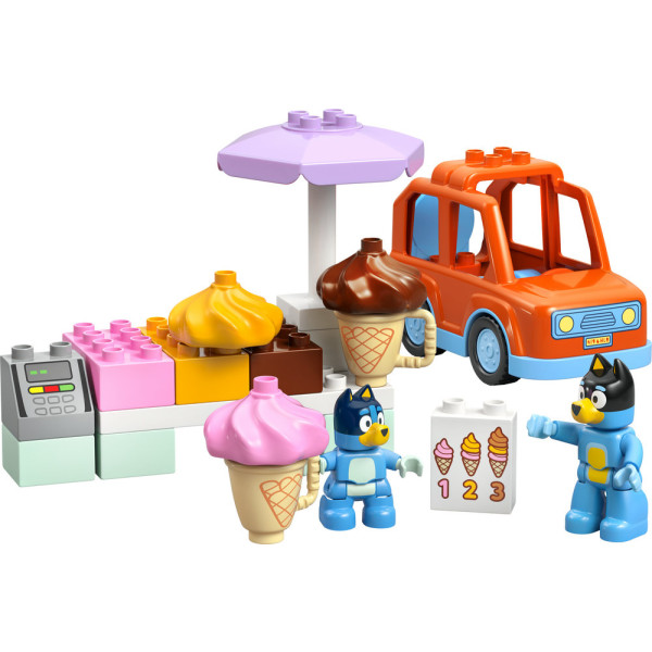 Фото - Конструктор LEGO DUPLO Bluey Подорож із морозивом із Блуї (10458)