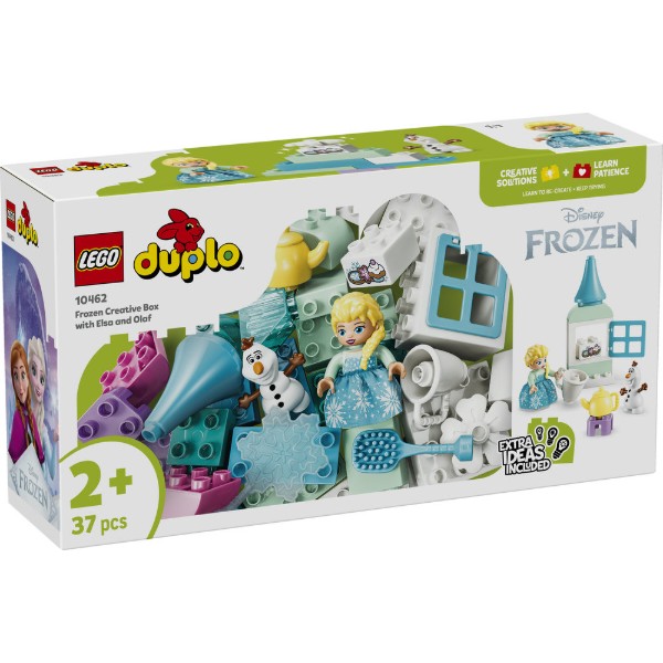 Фото - Конструктор LEGO  DUPLO Disney™ Коробка для творчого конструювання «Крижане серце» з Ельзою й Олафом (10462)