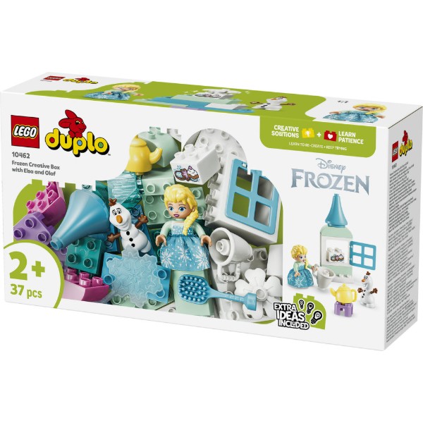 Фото - Конструктор LEGO  DUPLO Disney™ Коробка для творчого конструювання «Крижане серце» з Ельзою й Олафом (10462)