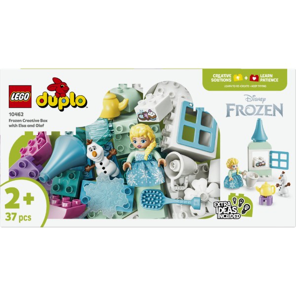 Фото - Конструктор LEGO  DUPLO Disney™ Коробка для творчого конструювання «Крижане серце» з Ельзою й Олафом (10462)