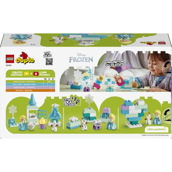 Фото - Конструктор LEGO  DUPLO Disney™ Коробка для творчого конструювання «Крижане серце» з Ельзою й Олафом (10462)