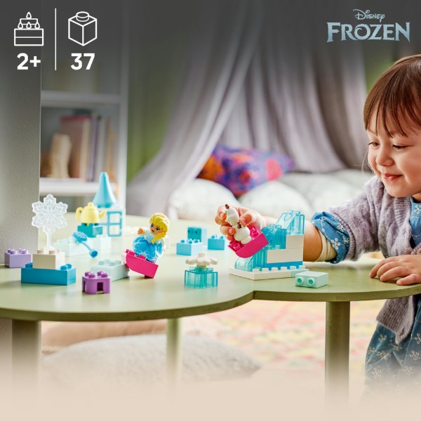 Фото - Конструктор LEGO  DUPLO Disney™ Коробка для творчого конструювання «Крижане серце» з Ельзою й Олафом (10462)