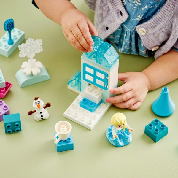 Фото - Конструктор LEGO  DUPLO Disney™ Коробка для творчого конструювання «Крижане серце» з Ельзою й Олафом (10462)
