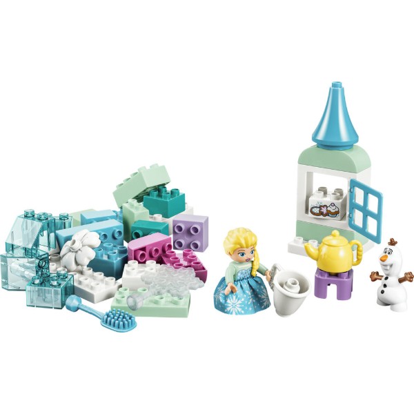 Фото - Конструктор LEGO  DUPLO Disney™ Коробка для творчого конструювання «Крижане серце» з Ельзою й Олафом (10462)
